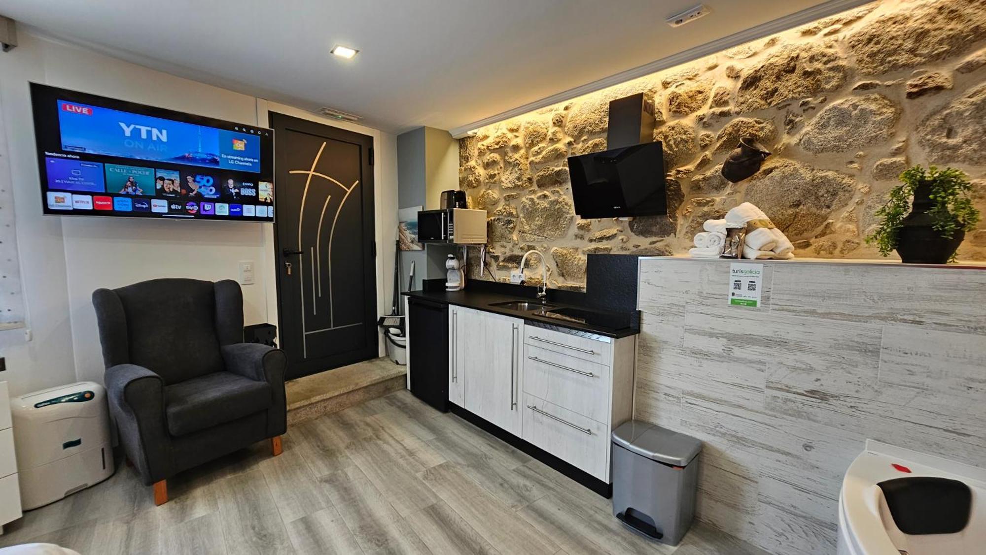 Loft con Jacuzzi os Arcos Sober Exterior foto
